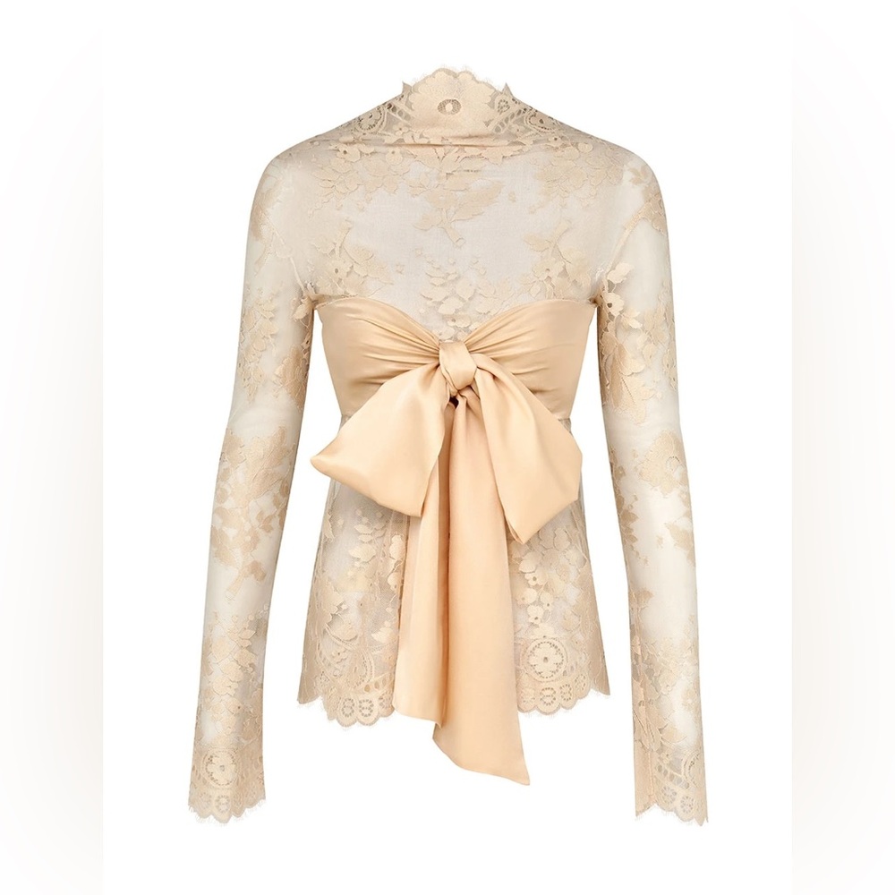 Zimmermann Illustration Lace Blouse